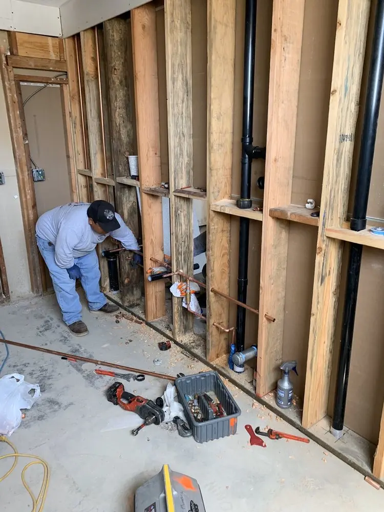 Commercial rough-in plumbing for Water Heater Replacement in Goffes Falls